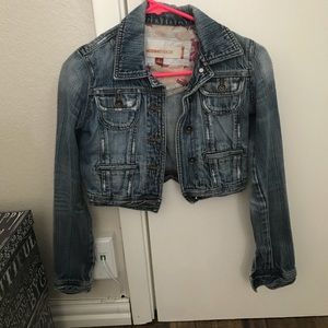 Mossimo cropped denim jacket